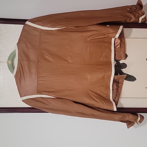 RACHEL ZOE LEATHER JACKET - Picture 2 of 7